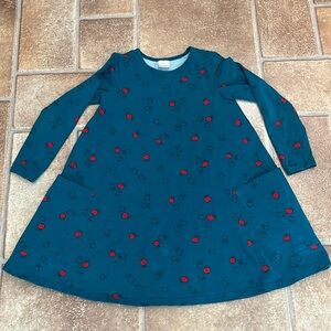Hanna Andersson apple 🍎 dress Size 150 cm or Size 8.